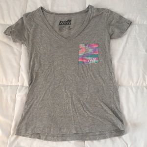 Gray pocket tee